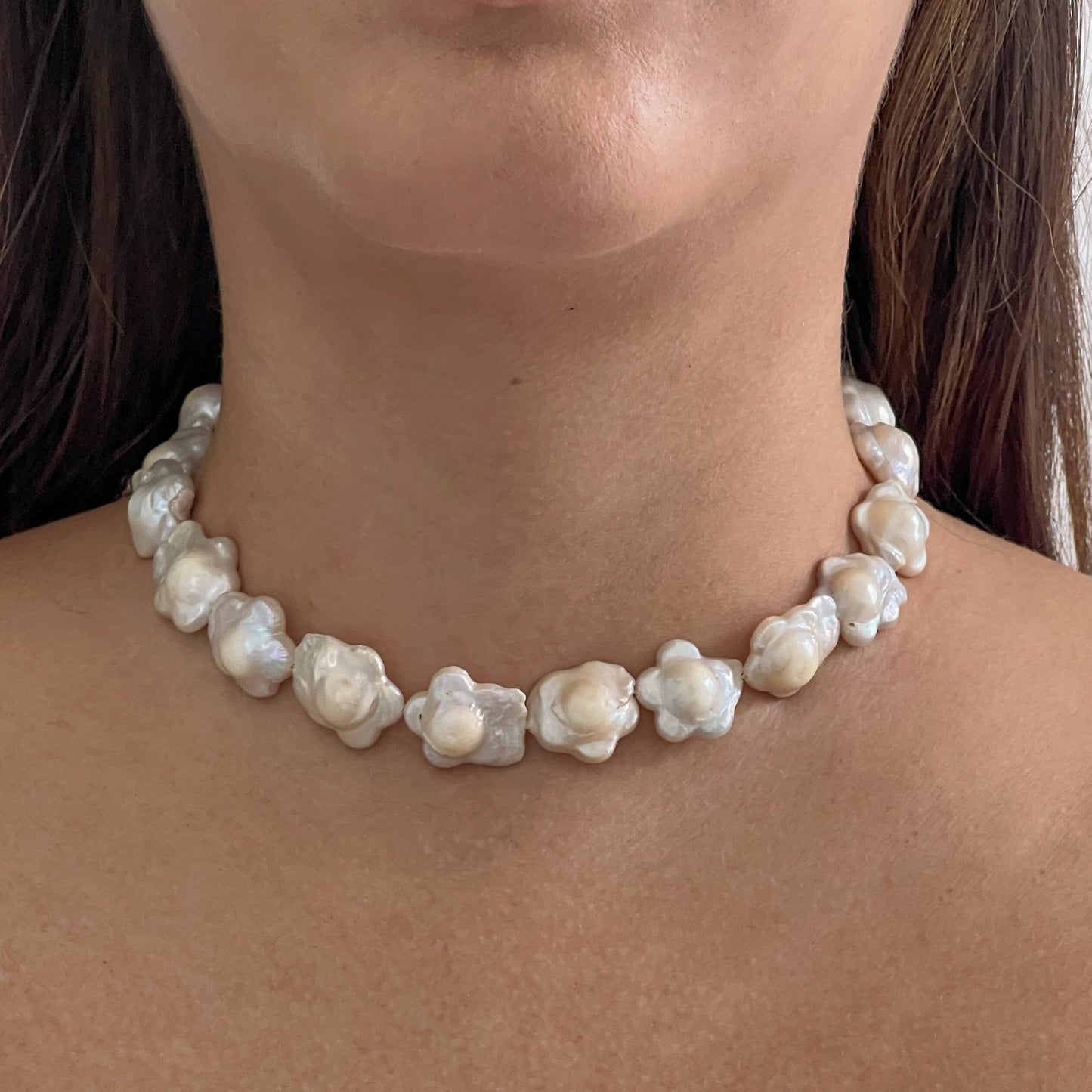 Flora Pearl Necklace - Club Paradiso - Necklace -