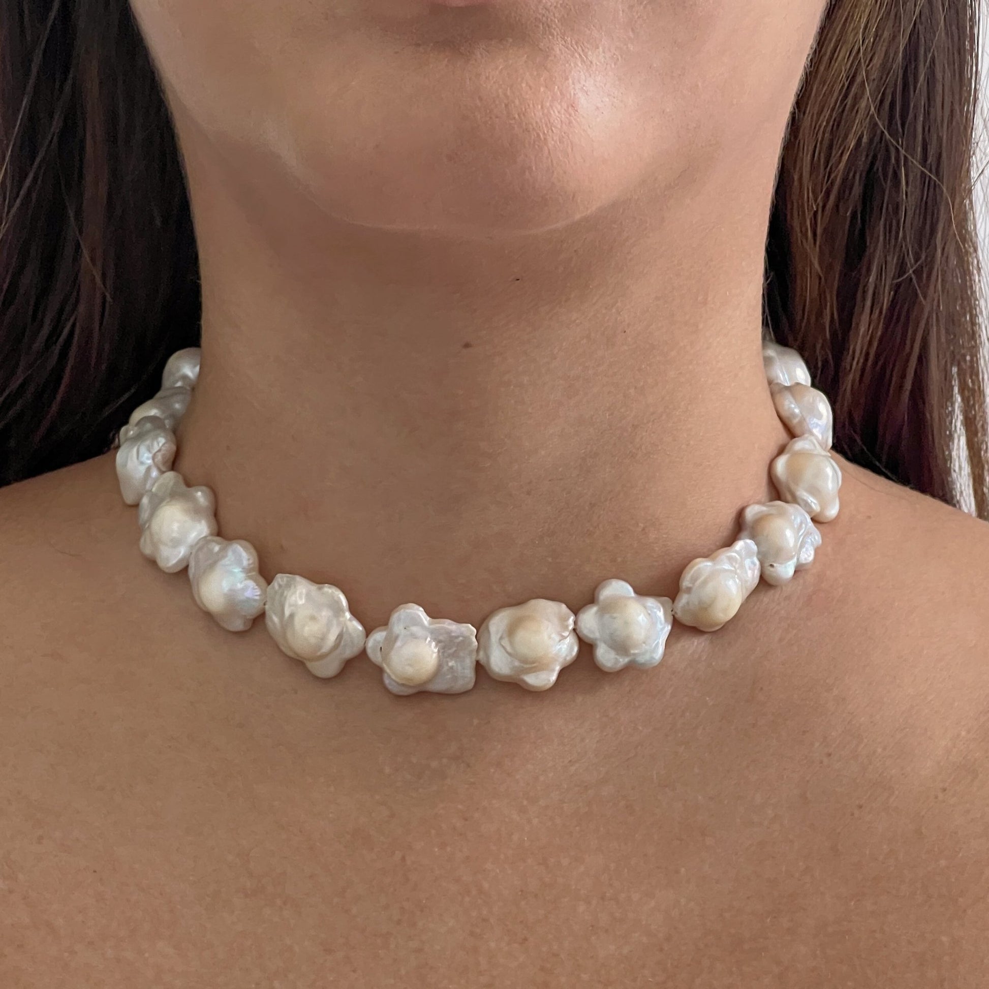 Flora Pearl Necklace - Club Paradiso - Necklace -