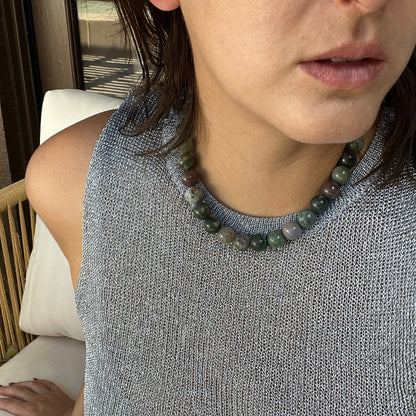 Agate Beaded necklace