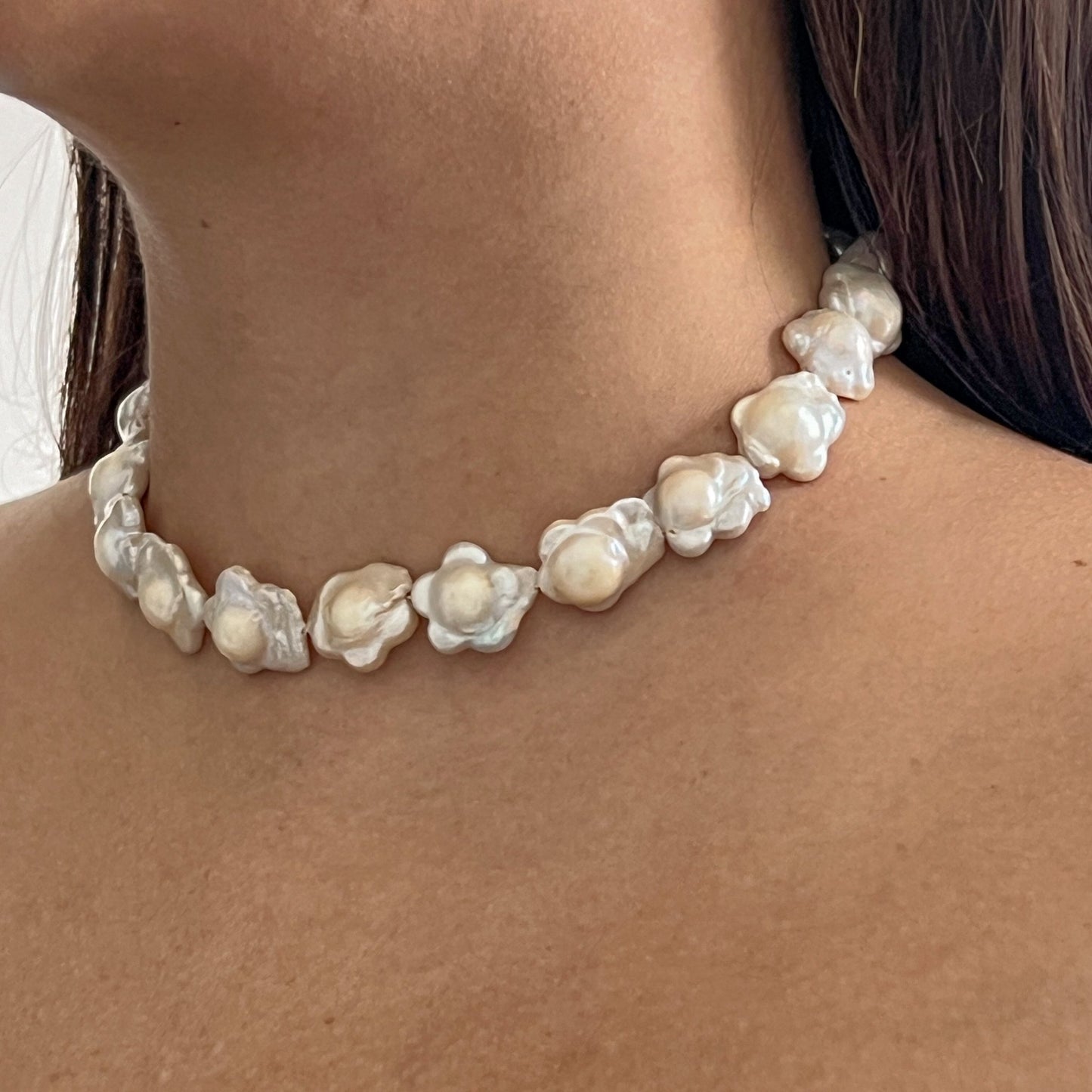 Flora Pearl Necklace - Club Paradiso - Necklace - 